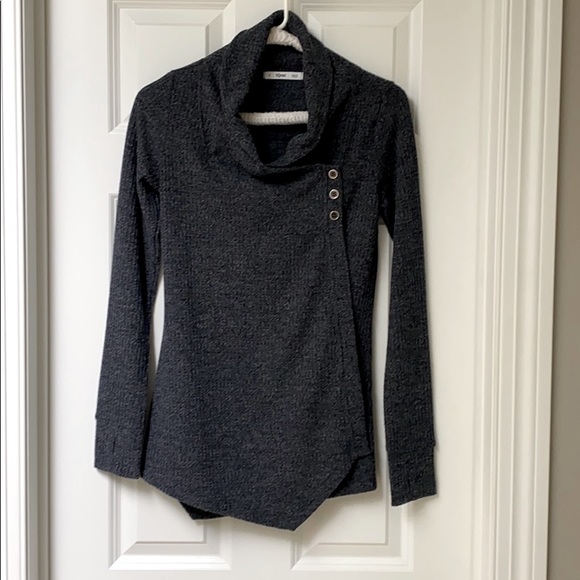 Tonic navy cardigan size S button closure - Picture 1 of 8